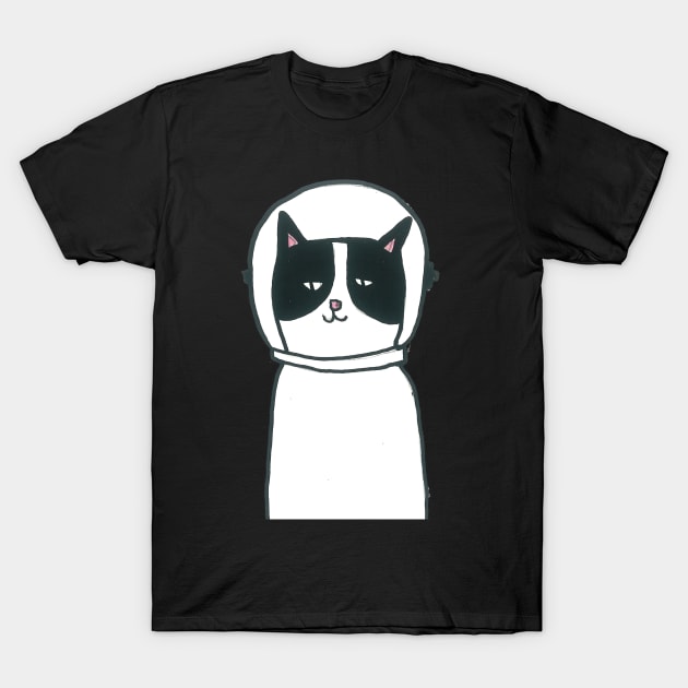 Space Cat T-Shirt by DoodlesAndStuff